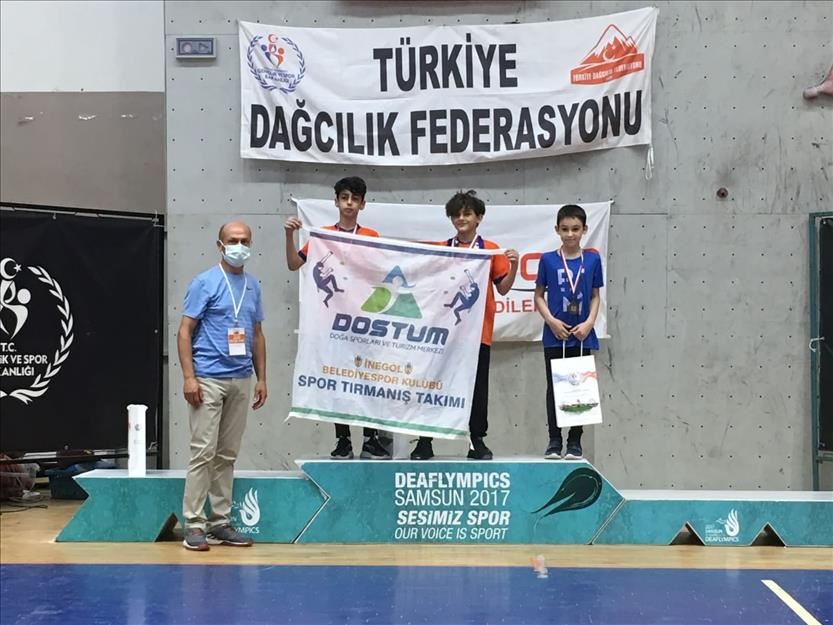Spor Tırmanışta Türkiye Şampiyonu İnegöl’den