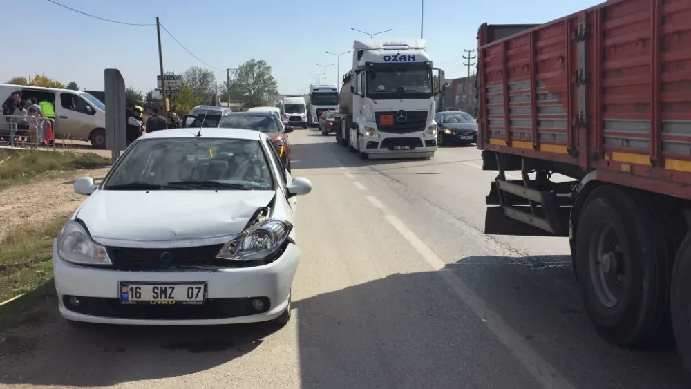 Bursa Ankara yolunda kaza 