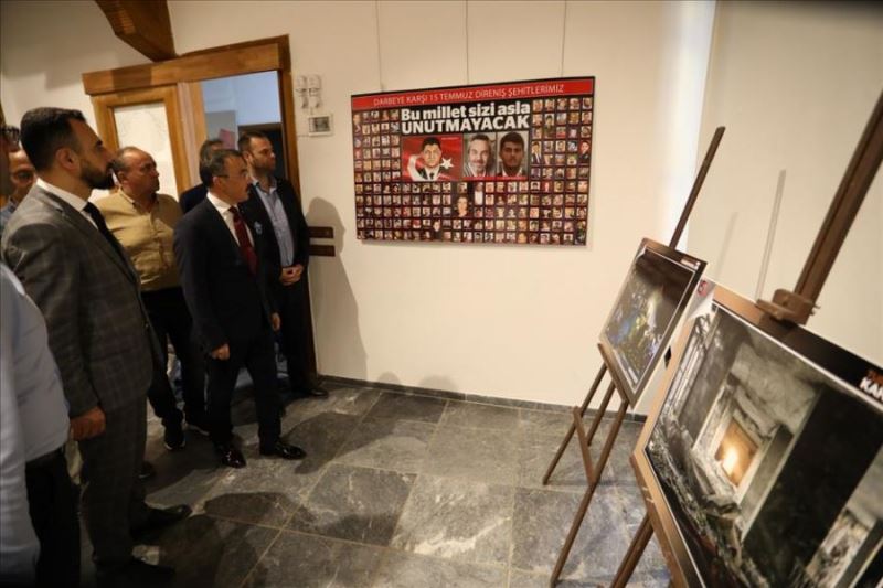 “15 Temmuz Türkiye Yüzyılının Kahramanları” Sergisi Kent Müzesinde Açıldı