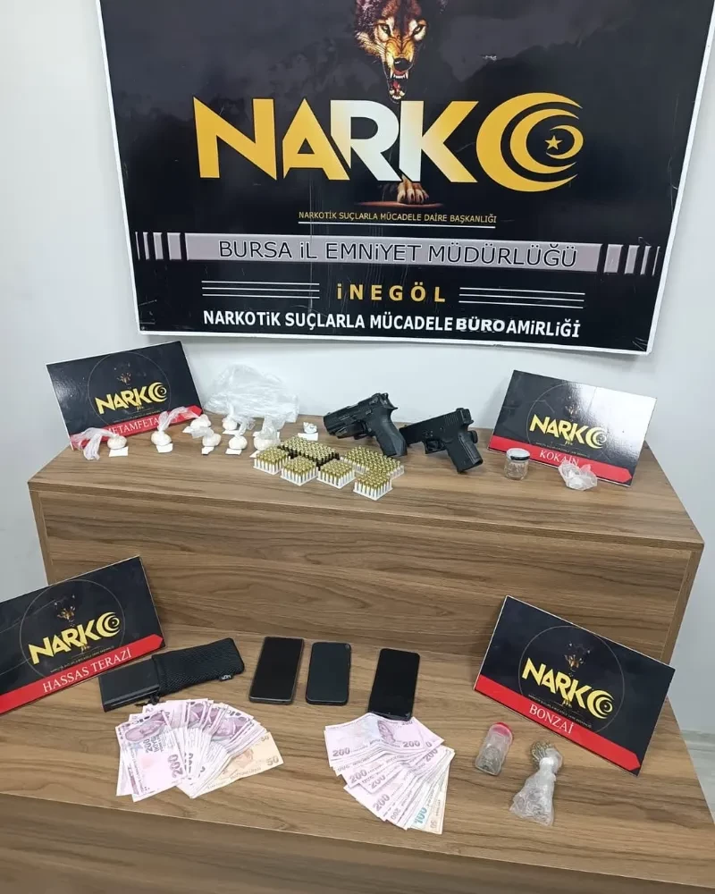 İnegöl’de Narkotik Operasyonu