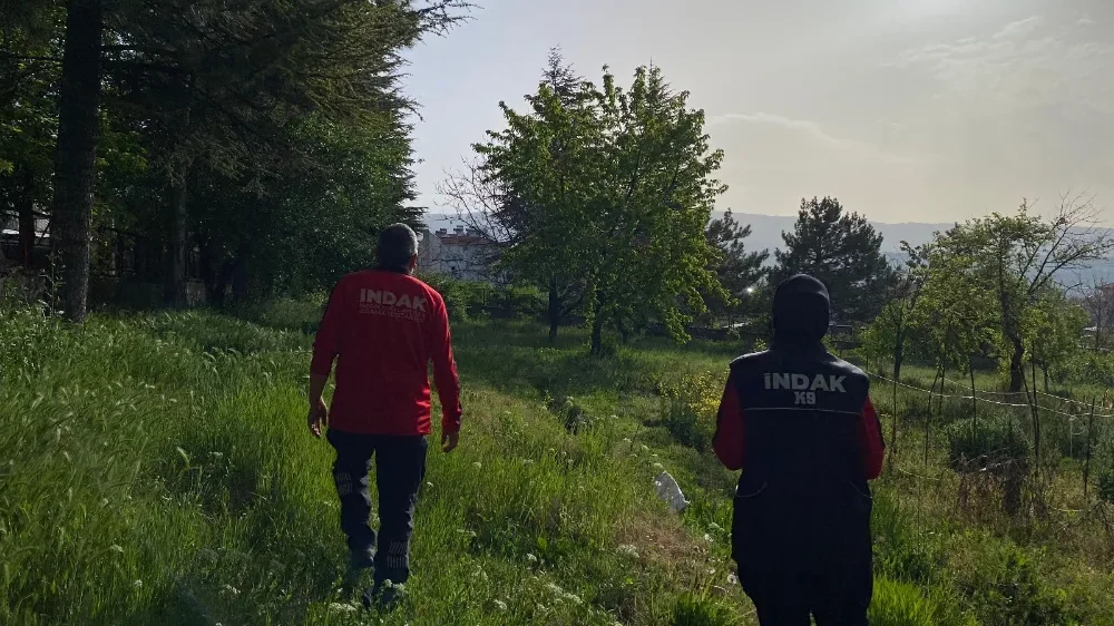 Arama çalışmalarına İndak ekibide katıldı