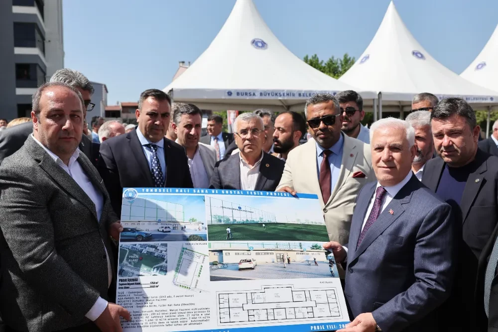 Yunuseli Spor Tesisinin temelli atıldı