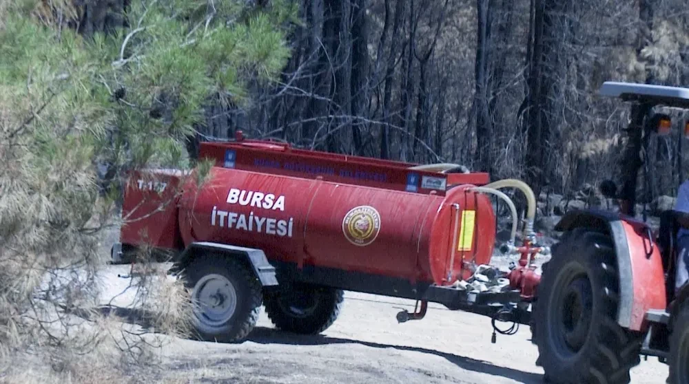 Büyükşehir tankerleri ile orman yangınlarına anında müdahale