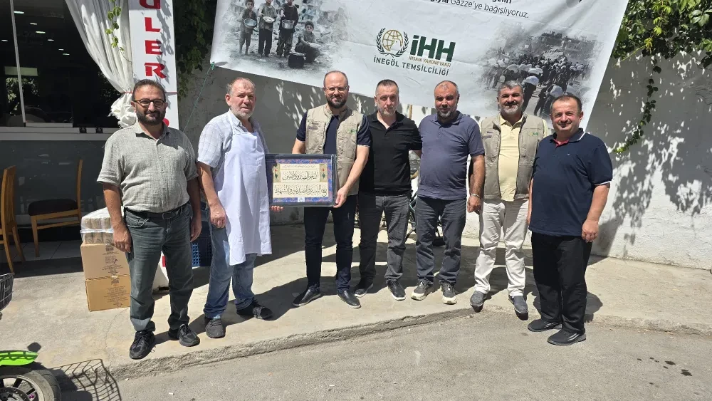 Gazze İçin İnegöl’den Anlamlı Destek